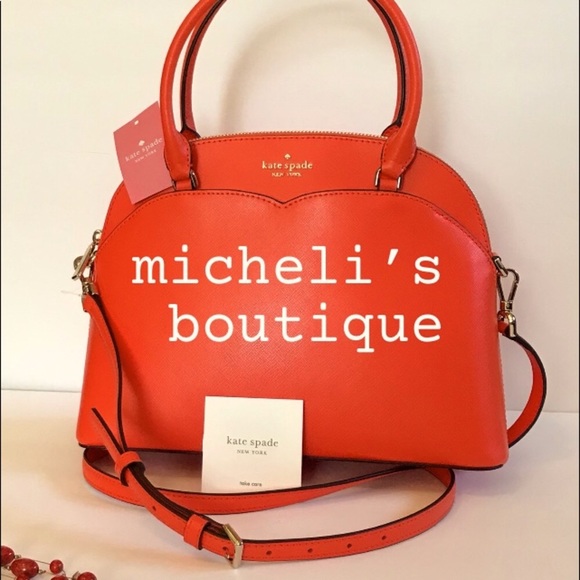 kate spade Bags Soldkate Spade Payton Medium Dome Satchel Coral